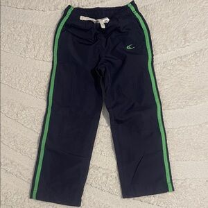 Carter's Navy Joggers with Green Stripes